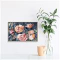 Picture of Love Letter Floral _GroupedProduct_Rectangle_Landscape_Canvas_Framed_