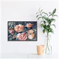 Picture of Love Letter Floral _GroupedProduct_Rectangle_Landscape_Canvas_Framed_