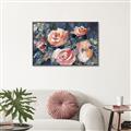 Picture of Love Letter Floral _GroupedProduct_Rectangle_Landscape_Canvas_Framed_