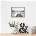 Picture of River After the Snowfall _GroupedProduct_Rectangle_Landscape_Canvas_Framed_