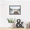 Picture of River After the Snowfall _GroupedProduct_Rectangle_Landscape_Canvas_Framed_