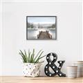 Picture of River After the Snowfall _GroupedProduct_Rectangle_Landscape_Canvas_Framed_