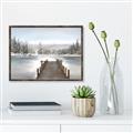 Picture of River After the Snowfall _GroupedProduct_Rectangle_Landscape_Canvas_Framed_