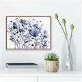 Picture of Indigo Blossom l _GroupedProduct_Rectangle_Landscape_Canvas_Framed_