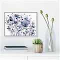 Picture of Indigo Blossom l _GroupedProduct_Rectangle_Landscape_Canvas_Framed_