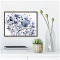 Picture of Indigo Blossom l _GroupedProduct_Rectangle_Landscape_Canvas_Framed_