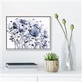 Picture of Indigo Blossom l _GroupedProduct_Rectangle_Landscape_Canvas_Framed_