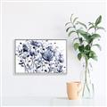 Picture of Indigo Blossom l _GroupedProduct_Rectangle_Landscape_Canvas_Framed_