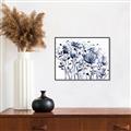 Picture of Indigo Blossom l _GroupedProduct_Rectangle_Landscape_Canvas_Framed_