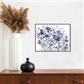 Picture of Indigo Blossom l _GroupedProduct_Rectangle_Landscape_Canvas_Framed_