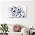 Picture of Indigo Blossom l _GroupedProduct_Rectangle_Landscape_Canvas_Framed_