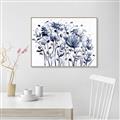 Picture of Indigo Blossom l _GroupedProduct_Rectangle_Landscape_Canvas_Framed_