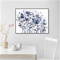 Picture of Indigo Blossom l _GroupedProduct_Rectangle_Landscape_Canvas_Framed_
