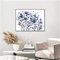 Picture of Indigo Blossom l _GroupedProduct_Rectangle_Landscape_Canvas_Framed_