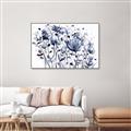 Picture of Indigo Blossom l _GroupedProduct_Rectangle_Landscape_Canvas_Framed_