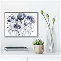 Picture of Indigo Blossom ll _GroupedProduct_Rectangle_Landscape_Canvas_Framed_