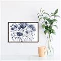 Picture of Indigo Blossom ll _GroupedProduct_Rectangle_Landscape_Canvas_Framed_