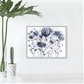 Picture of Indigo Blossom ll _GroupedProduct_Rectangle_Landscape_Canvas_Framed_