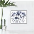 Picture of Indigo Blossom ll _GroupedProduct_Rectangle_Landscape_Canvas_Framed_