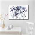 Picture of Indigo Blossom ll _GroupedProduct_Rectangle_Landscape_Canvas_Framed_