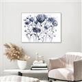 Picture of Indigo Blossom ll _GroupedProduct_Rectangle_Landscape_Canvas_Framed_