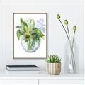Picture of Green Vase I  _GroupedProduct_Rectangle_Portrait_Canvas_Framed_