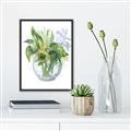 Picture of Green Vase I  _GroupedProduct_Rectangle_Portrait_Canvas_Framed_