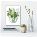 Picture of Green Vase I  _GroupedProduct_Rectangle_Portrait_Canvas_Framed_