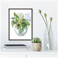 Picture of Green Vase I  _GroupedProduct_Rectangle_Portrait_Canvas_Framed_
