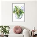 Picture of Green Vase I  _GroupedProduct_Rectangle_Portrait_Canvas_Framed_