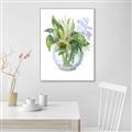 Picture of Green Vase I  _GroupedProduct_Rectangle_Portrait_Canvas_Framed_