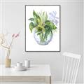 Picture of Green Vase I  _GroupedProduct_Rectangle_Portrait_Canvas_Framed_