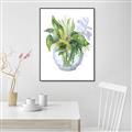 Picture of Green Vase I  _GroupedProduct_Rectangle_Portrait_Canvas_Framed_