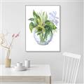 Picture of Green Vase I  _GroupedProduct_Rectangle_Portrait_Canvas_Framed_