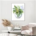 Picture of Green Vase I  _GroupedProduct_Rectangle_Portrait_Canvas_Framed_