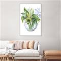 Picture of Green Vase I  _GroupedProduct_Rectangle_Portrait_Canvas_Framed_