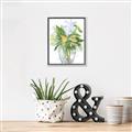 Picture of Green Vase II  _GroupedProduct_Rectangle_Portrait_Canvas_Framed_