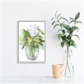 Picture of Green Vase II  _GroupedProduct_Rectangle_Portrait_Canvas_Framed_