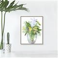 Picture of Green Vase II  _GroupedProduct_Rectangle_Portrait_Canvas_Framed_