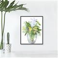Picture of Green Vase II  _GroupedProduct_Rectangle_Portrait_Canvas_Framed_