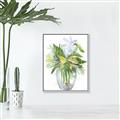 Picture of Green Vase II  _GroupedProduct_Rectangle_Portrait_Canvas_Framed_