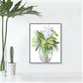 Picture of Green Vase II  _GroupedProduct_Rectangle_Portrait_Canvas_Framed_
