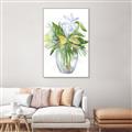 Picture of Green Vase II  _GroupedProduct_Rectangle_Portrait_Canvas_Framed_