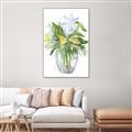Picture of Green Vase II  _GroupedProduct_Rectangle_Portrait_Canvas_Framed_