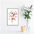 Picture of Rust Petals I  _GroupedProduct_Rectangle_Portrait_Canvas_Framed_