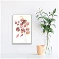 Picture of Rust Petals II  _GroupedProduct_Rectangle_Portrait_Canvas_Framed_