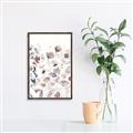 Picture of Wildflower Blush _GroupedProduct_Rectangle_Portrait_Canvas_Framed_