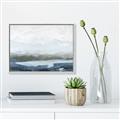 Picture of Slow Waters Blue _GroupedProduct_Rectangle_Landscape_Canvas_Framed_