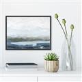 Picture of Slow Waters Blue _GroupedProduct_Rectangle_Landscape_Canvas_Framed_