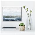 Picture of Slow Waters Blue _GroupedProduct_Rectangle_Landscape_Canvas_Framed_